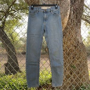 Free People High Rise Ankle Skinny Jeans Size 27
